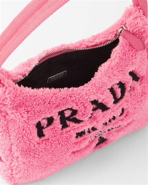 pink prada bag terry